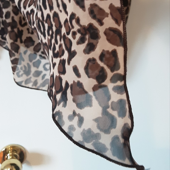 Animal Print Short Swimsuit Pareo Sarong Cover-up - Picture 2 of 2